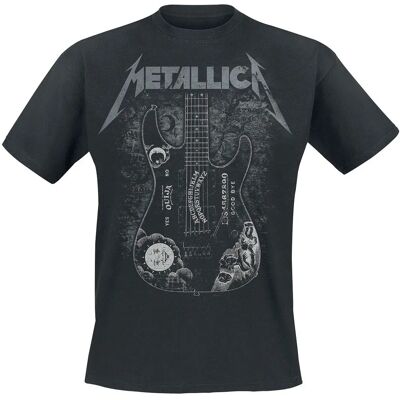 Metallica Hammett Ouija Guitar Musta T-paita - Mies Metallica Hammett Ouija Guitar Musta T-paita - Mies