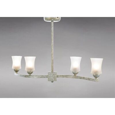 Inspired Lighting Toscano Semi Flush 4 Light G9 White/French Gold - Chandelier Inspired Lighting Toscano Semi Flush 4 Light G9 White/French Gold - Chandelier