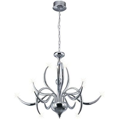 Inspired Lighting Llamas Pendant 15 Light G4 Polished Chrome - Pendant Light Inspired Lighting Llamas Pendant 15 Light G4 Polished Chrome - Pendant Light