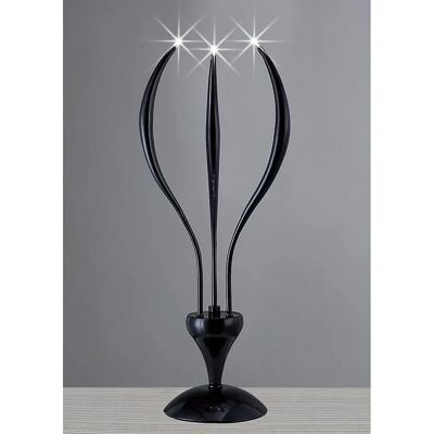 Inspired Lighting Llamas Table Lamp 3 Light G4 Black - Table Lamp Inspired Lighting Llamas Table Lamp 3 Light G4 Black - Table Lamp