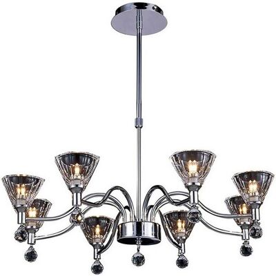 Inspired Lighting Neptune Pendant Round 8 Light G9 Polished Chrome - Pendant Light Inspired Lighting Neptune Pendant Round 8 Light G9 Polished Chrome - Pendant Light