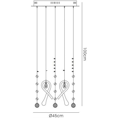 Inspired Lighting Round 10 Light G4 Pendant - Pendant Light Inspired Lighting Round 10 Light G4 Pendant - Pendant Light