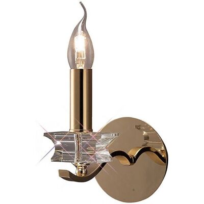 Inspired Lighting Nydia Wall Lamp French Gold - Wall Light Inspired Lighting Nydia Wall Lamp French Gold - Wall Light