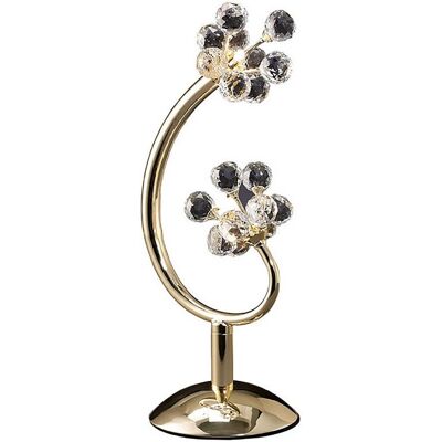 Inspired Lighting Octavia Table Lamp - 2 Light G4 French Gold/Crystal Inspired Lighting Octavia Table Lamp - 2 Light G4 French Gold/Crystal