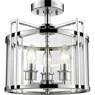 Eaton Semi Flush Ceiling 3 Light - Ceiling Light Eaton Semi Flush Ceiling 3 Light - Ceiling Light