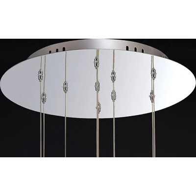 Inspired Lighting Aviva Ceiling Cluster Pendant 10 Light - Crystal Inspired Lighting Aviva Ceiling Cluster Pendant 10 Light - Crystal