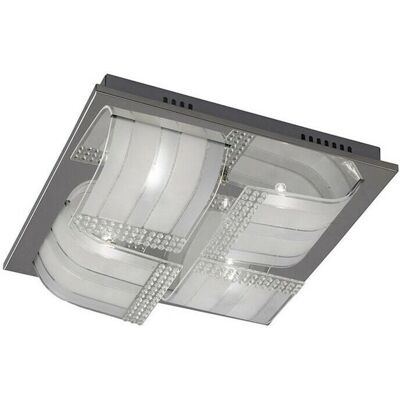 Inspired Lighting Charis Flush Ceiling Large 4 Light Polished Chrome - Ceiling Light Fixture Inspired Lighting Charis Flush Ceiling Large 4 Light Polished Chrome - Ceiling Light Fixture