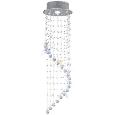 Inspired Lighting Inspired Diyas - Colorado - Ceiling Cluster Pendant Single-Spiral 1 Light Polished Chrome - Pendant Light Inspired Lighting Inspired Diyas - Colorado - Ceiling Cluster Pendant Single-Spiral 1 Light Polished Chrome - Pendant Light