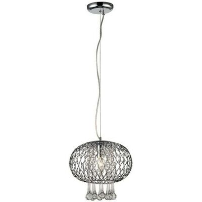 Inspired Lighting Chelsie Medium Ceiling Pendant - Chrome - 60W Inspired Lighting Chelsie Medium Ceiling Pendant - Chrome - 60W