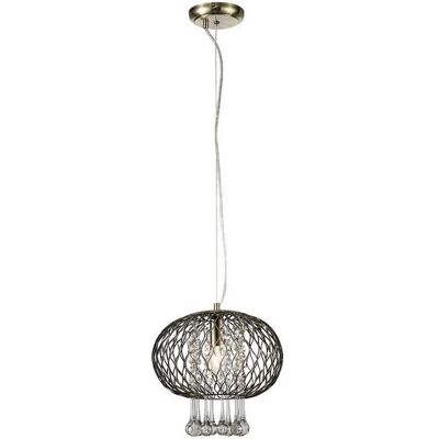 Inspired Lighting Chelsie Antique Brass Ceiling Pendant - 1 Light Inspired Lighting Chelsie Antique Brass Ceiling Pendant - 1 Light