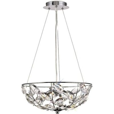 Inspired Lighting Galilea Ceiling Pendant - 4 Light G9 Chrome Inspired Lighting Galilea Ceiling Pendant - 4 Light G9 Chrome