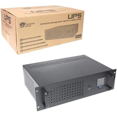 Powercool Powercool Off-Line 1200VA Rackmount UPS - 3U LCD USB Monitoring Powercool Powercool Off-Line 1200VA Rackmount UPS - 3U LCD USB Monitoring
