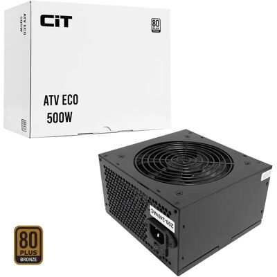 CIT - 500W 80+ Bronze ATX - Power Supply CIT - 500W 80+ Bronze ATX - Power Supply