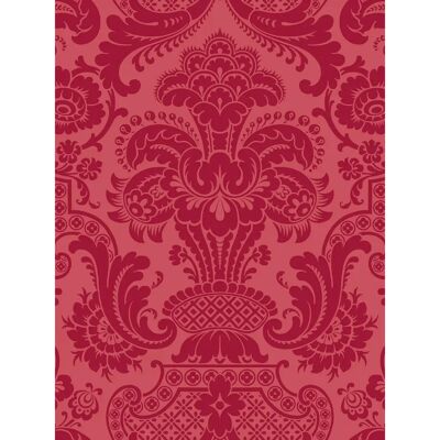 Cole & Son - Petrouchka - Damask - Red - Wallpaper Cole & Son - Petrouchka - Damask - Red - Wallpaper