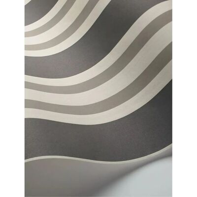 Cole & Son Polo Streifen Wallpaper - Schwarz & Stein - Verspieltes Vinyl Cole & Son Polo Streifen Wallpaper - Schwarz & Stein - Verspieltes Vinyl