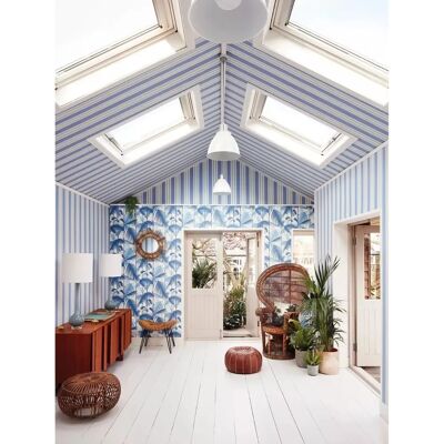 Cole & Son Polo Stripe Wallpaper - Striped Vinyl Wallpaper Cole & Son Polo Stripe Wallpaper - Striped Vinyl Wallpaper