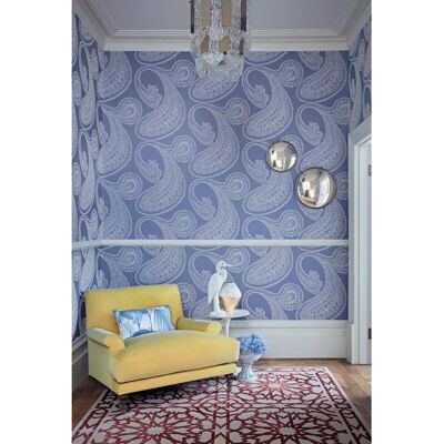 Cole & Son - Rajapur Flock - Paisley - Flock-Oberfläche - Tapete Cole & Son - Rajapur Flock - Paisley - Flock-Oberfläche - Tapete