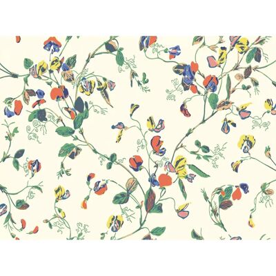Cole & Son Sweet Pea Tapete - Rüschenflor Heritage-Design Cole & Son Sweet Pea Tapete - Rüschenflor Heritage-Design
