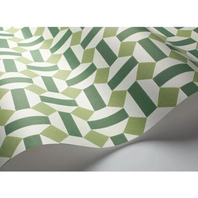 Tapete Alicatado von Cole & Son - Geometrisches Mosaik, Zweifarbige Fliesen, Sevilla-Kollektion Tapete Alicatado von Cole & Son - Geometrisches Mosaik, Zweifarbige Fliesen, Sevilla-Kollektion