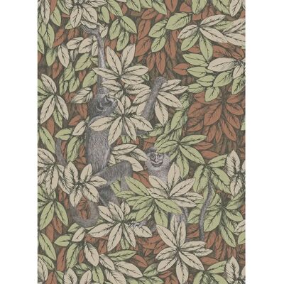Cole & Son Affen- und Blätter Tapete - Tapete Cole & Son Affen- und Blätter Tapete - Tapete