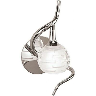 Inspired Lighting Dali Wall Lamp - 1 Light G9 - Polished Chrome Inspired Lighting Dali Wall Lamp - 1 Light G9 - Polished Chrome