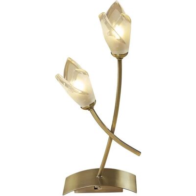 Inspired Lighting - Pietra - Antique Brass - Table Lamp Inspired Lighting - Pietra - Antique Brass - Table Lamp