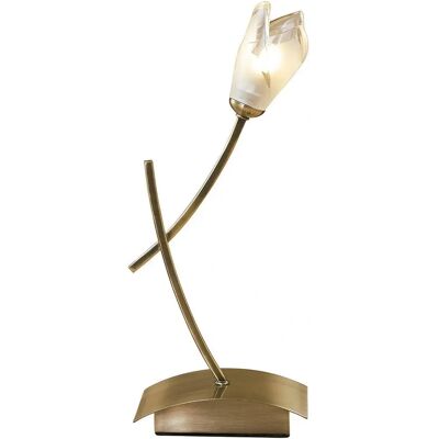 Inspired Lighting Pietra Table Lamp - Antique Brass - 36cm Height Inspired Lighting Pietra Table Lamp - Antique Brass - 36cm Height