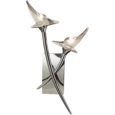 Inspired Lighting Flavia Wall Lamp - 2 Light G9 - Polished Chrome Inspired Lighting Flavia Wall Lamp - 2 Light G9 - Polished Chrome
