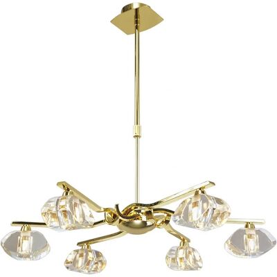 Inspired Lighting Alfa Telescopic 6 Light G9 - Chandelier Inspired Lighting Alfa Telescopic 6 Light G9 - Chandelier