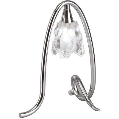 Inspired Lighting Amel Table 1 Light G9 - Chrome - 28cm - Dimmable Inspired Lighting Amel Table 1 Light G9 - Chrome - 28cm - Dimmable