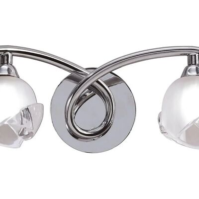 Inspired Lighting Fragma Wall Lamp - 2 Light G9 - Chrome Inspired Lighting Fragma Wall Lamp - 2 Light G9 - Chrome