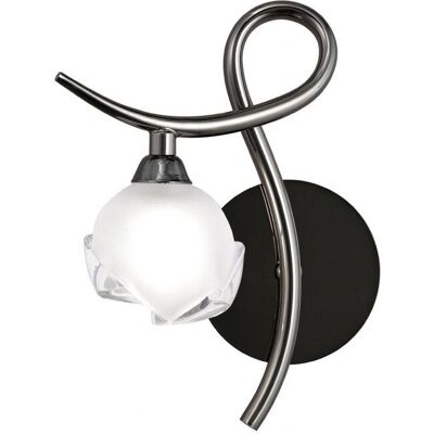 Inspired Lighting Fragma Wall Lamp Left Switch - G9 - Black Chrome Inspired Lighting Fragma Wall Lamp Left Switch - G9 - Black Chrome