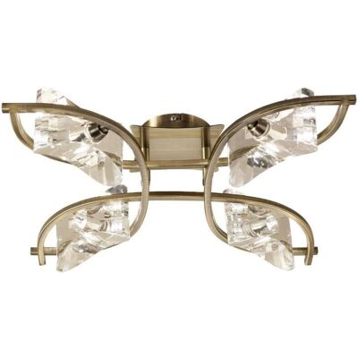 Inspired Lighting Kromo Semi Flush Ceiling 4 Light G9 - Ceiling Light Inspired Lighting Kromo Semi Flush Ceiling 4 Light G9 - Ceiling Light