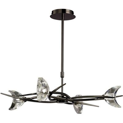 Inspired Lighting Inspired Mantra - Eclipse - Telescopic Semi Flush Convertible 4 Light G9 - Ceiling Pendant Inspired Lighting Inspired Mantra - Eclipse - Telescopic Semi Flush Convertible 4 Light G9 - Ceiling Pendant