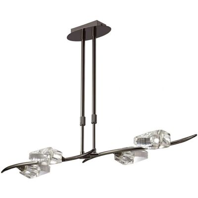 Inspired Lighting Inspired Mantra - Eclipse - Telescopic 4 Light G9 Bar - Black Chrome Inspired Lighting Inspired Mantra - Eclipse - Telescopic 4 Light G9 Bar - Black Chrome