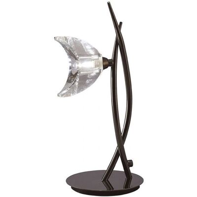 Inspired Lighting Eclipse Tall Table Lamp - Single G9 Black Chrome Inspired Lighting Eclipse Tall Table Lamp - Single G9 Black Chrome