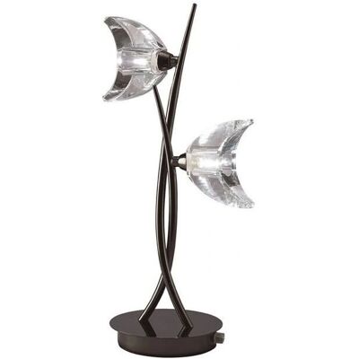 Inspired Lighting Inspired Mantra - Eclipse - Table Lamp 2 Light G9, Black Chrome Inspired Lighting Inspired Mantra - Eclipse - Table Lamp 2 Light G9, Black Chrome
