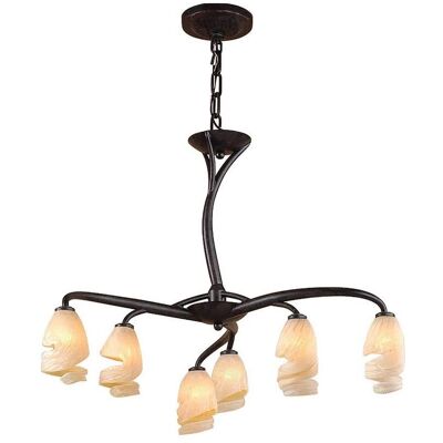 Inspired Lighting Forest Pendant 3 Arm 6 Light G9 - Pendant Light Inspired Lighting Forest Pendant 3 Arm 6 Light G9 - Pendant Light
