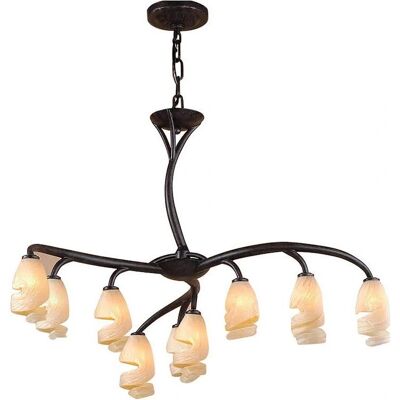 Inspired Lighting Forest Pendant 3 Arm 9 Light G9 - Pendant Light Inspired Lighting Forest Pendant 3 Arm 9 Light G9 - Pendant Light