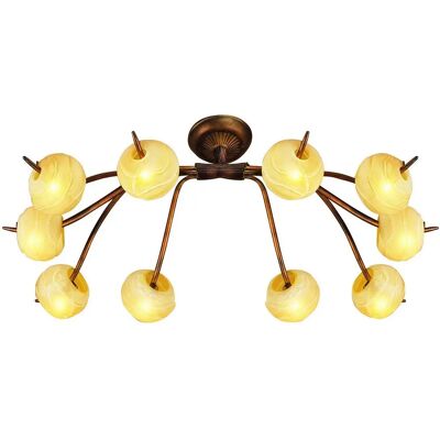 Inspired Lighting Inspired Mantra - Wave Ceiling 10 Light G9 - Ceiling Light Inspired Lighting Inspired Mantra - Wave Ceiling 10 Light G9 - Ceiling Light