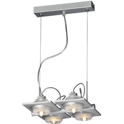 Inspired Lighting Inspired Mantra - 4-Light Silver Grey Pendant Inspired Lighting Inspired Mantra - 4-Light Silver Grey Pendant