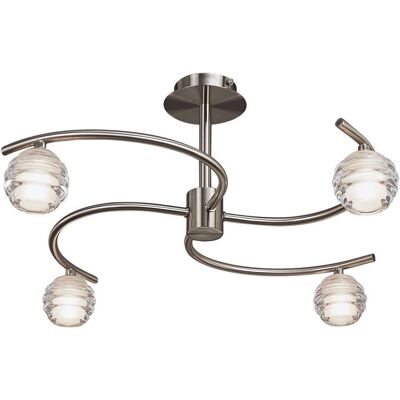 Inspired Lighting Mantra Sphere Semi Flush - Ceiling Light Inspired Lighting Mantra Sphere Semi Flush - Ceiling Light