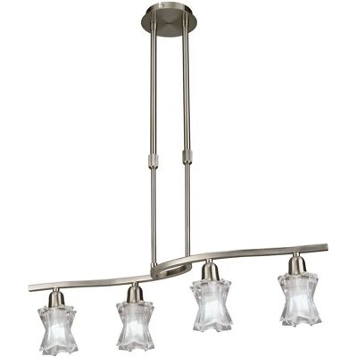 Inspired Lighting Alaska Telescopic 4 Light - Chandelier Inspired Lighting Alaska Telescopic 4 Light - Chandelier