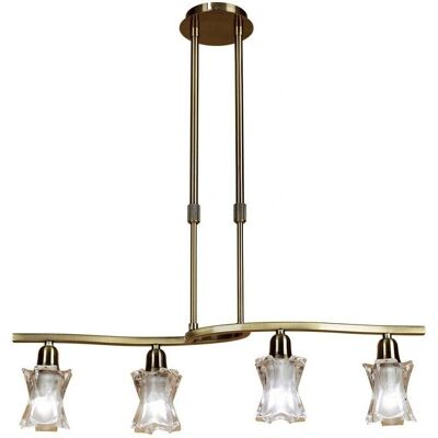 Inspired Lighting Alaska Telescopic 4 Light L1 - Chandelier Inspired Lighting Alaska Telescopic 4 Light L1 - Chandelier