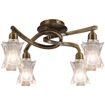 Inspired Lighting Alaska Ceiling 4 Light - Ceiling Light Inspired Lighting Alaska Ceiling 4 Light - Ceiling Light