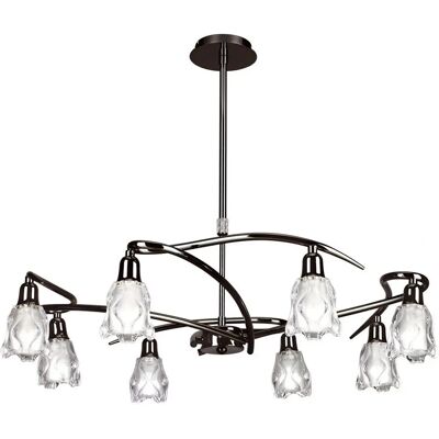 Inspired Lighting Amel Telescopic 8 Light L1/SGU10 - Chandelier Inspired Lighting Amel Telescopic 8 Light L1/SGU10 - Chandelier