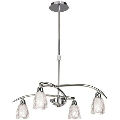 Inspired Lighting Inspired Mantra Amel Telescopic Convertible To Semi Flush 4 Light - Ceiling Light Inspired Lighting Inspired Mantra Amel Telescopic Convertible To Semi Flush 4 Light - Ceiling Light