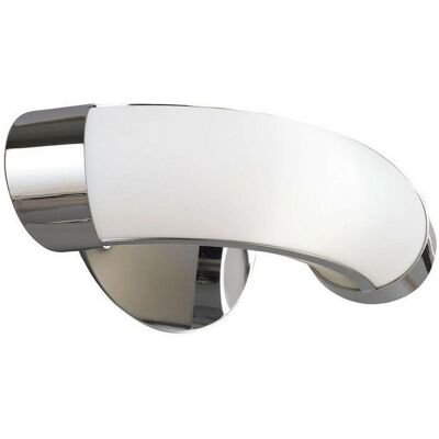 Inspired Lighting Guss Wall Lamp - White Chrome GU10 1 Light Inspired Lighting Guss Wall Lamp - White Chrome GU10 1 Light