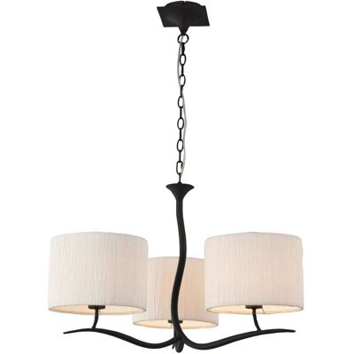 Inspired Lighting Eve Ceiling Pendant 3 Light E27 - Anthracite - IP20 - Dimmable Inspired Lighting Eve Ceiling Pendant 3 Light E27 - Anthracite - IP20 - Dimmable