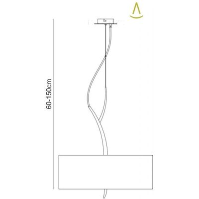 Inspired Lighting Inspired Mantra - Eve Ceiling Pendant 3 Light E27 - Anthracite with White Shade Inspired Lighting Inspired Mantra - Eve Ceiling Pendant 3 Light E27 - Anthracite with White Shade